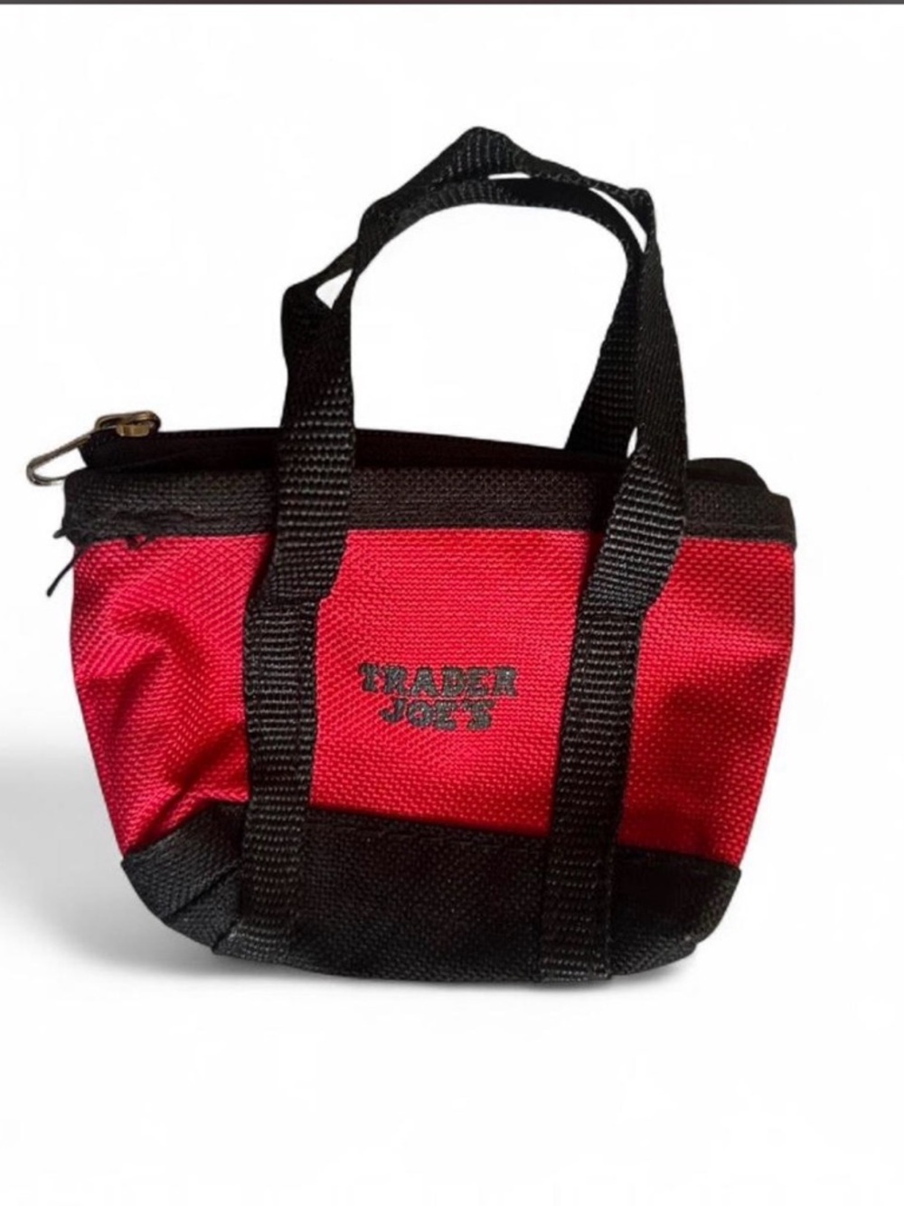 Trader Joe's Red & Black Mini Tote